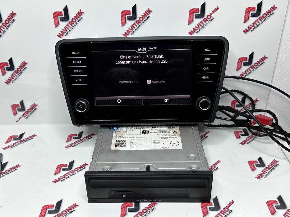 Unitate Navigație Originală Bolero Skoda Octavia 3 SmartLink CarPlay