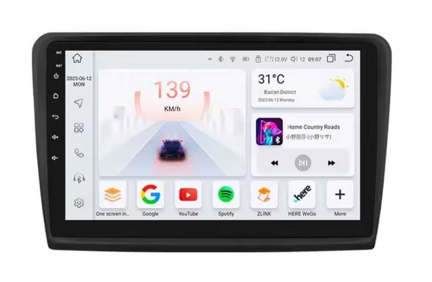 Мултимедия 10" SKODA SUPERB 2 II ANDROID 14 CARPLAY навигация GPS DSP