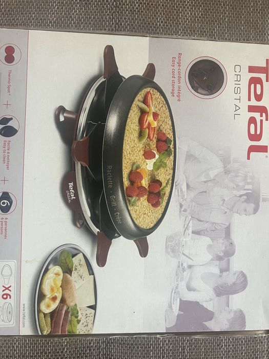 Tefal Raclette 3 в 1 скара и раклет за палачинки
