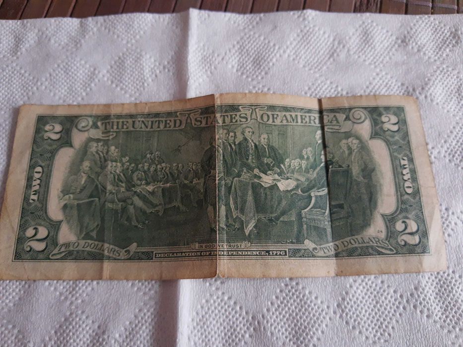 Банкнота,рядка от 1976 г. 2$ ,уникална