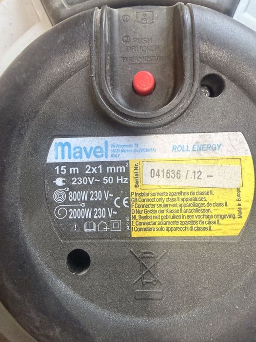 Катушка самосматывающаяся  mavel