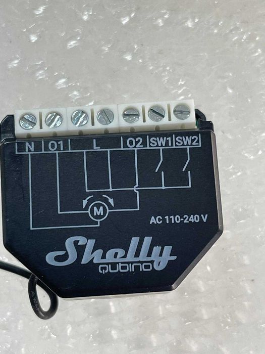 Shelly Wave Shutter, Comutator Z-Wave pentru obloane cu măsurare a consumului – 10 A pe canal | pentru obloane, jaluzele | e necesar un gateway Z-Wave