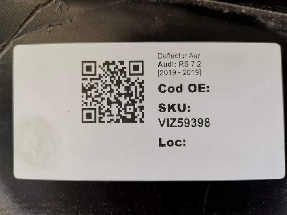 Ауди РС 7 / Audi RS 7 [ - ] Оригинален въздушен дефлектор в добро съст
