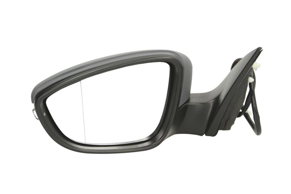 Oglinda exterioara VW Passat CC (3Cc) 06.2008-02.2012, Passat CC (358) 02.2012-2017, Partea stanga/dreapta Crom Asferica Electrica Cu Incalzire, carcasa grunduita, 6 pini, cu semnalizare