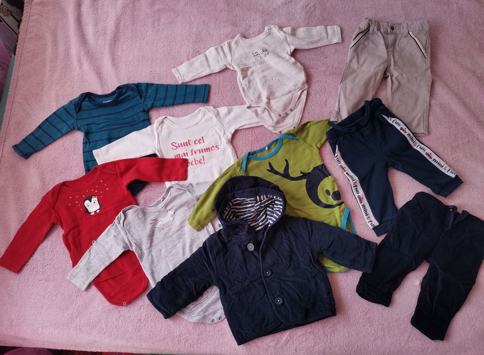 Lot haine toamnă pt băiat, mărimea 68