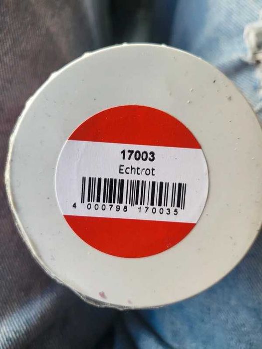 Vopsea acrilică lichidă Kreul Triton – Roșu Intens (Echtrot 17003) – Mată