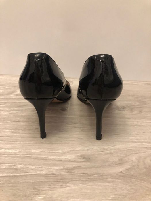 Pantofi dama, MUSETTE, piele, marimea 38, negri, stare foarte buna