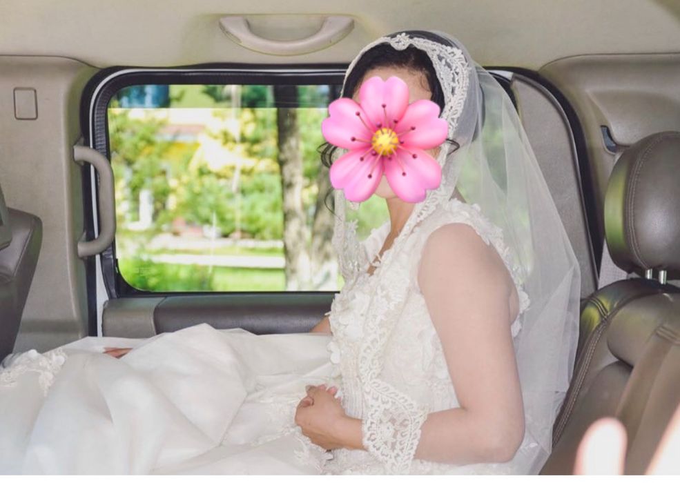 Шикарное свадебное платье