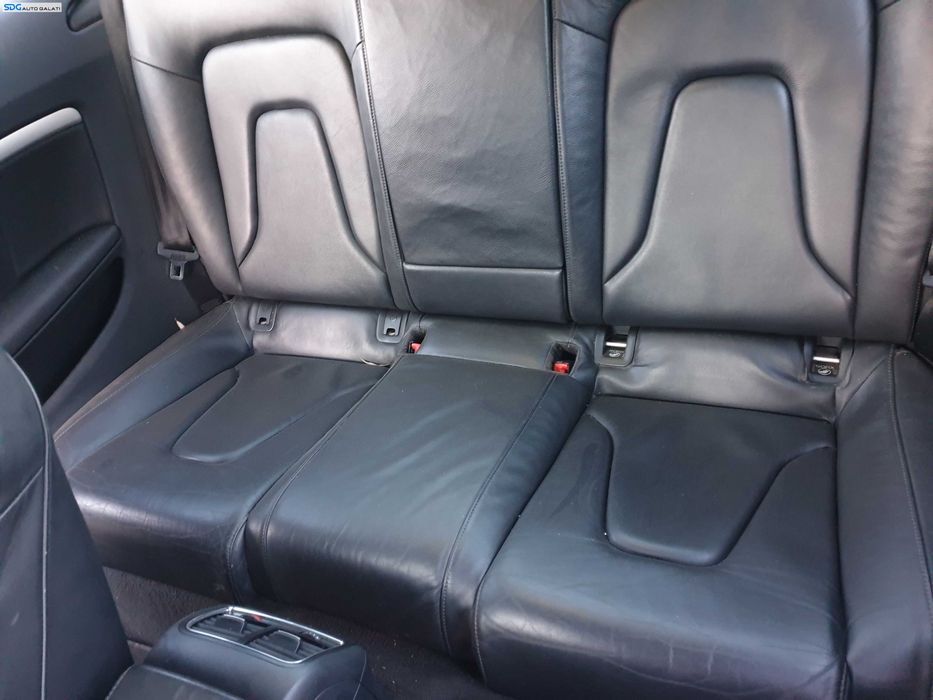 Bancheta Spate Sezut cu Spatar Pasageri Piele Neagra Audi A5 Coupe 2008 - 2016 [K1475]