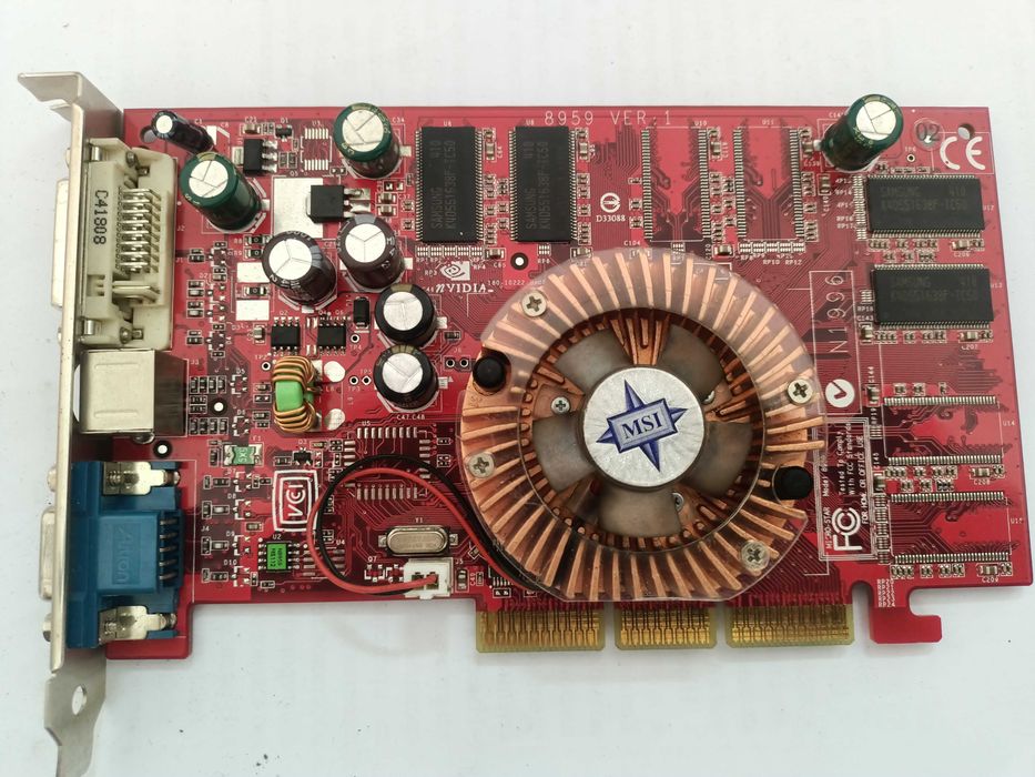 Продам ретро видеокарту AGP "MSI MS-8959" .