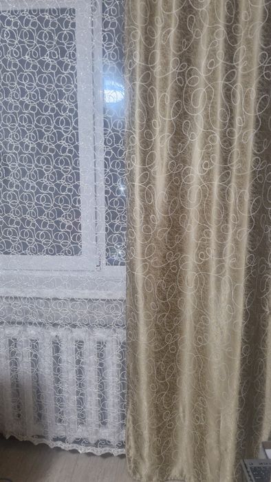 Набор шторы +тюль