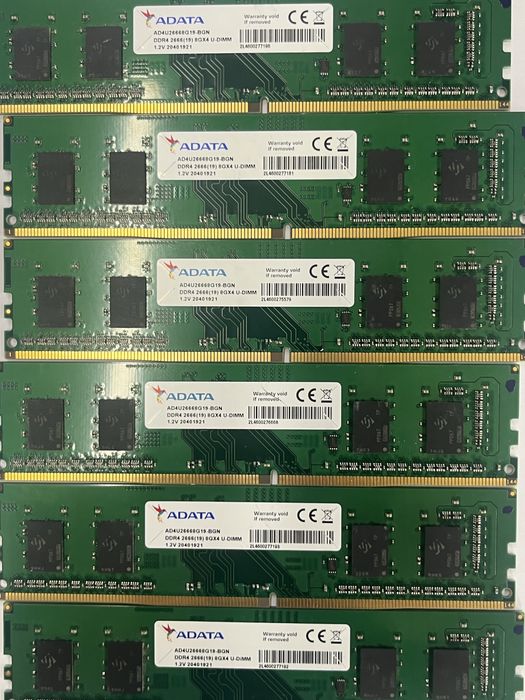 Десктоп Рам Ddr4 8 gb 2666 mhz много броя лот Различни