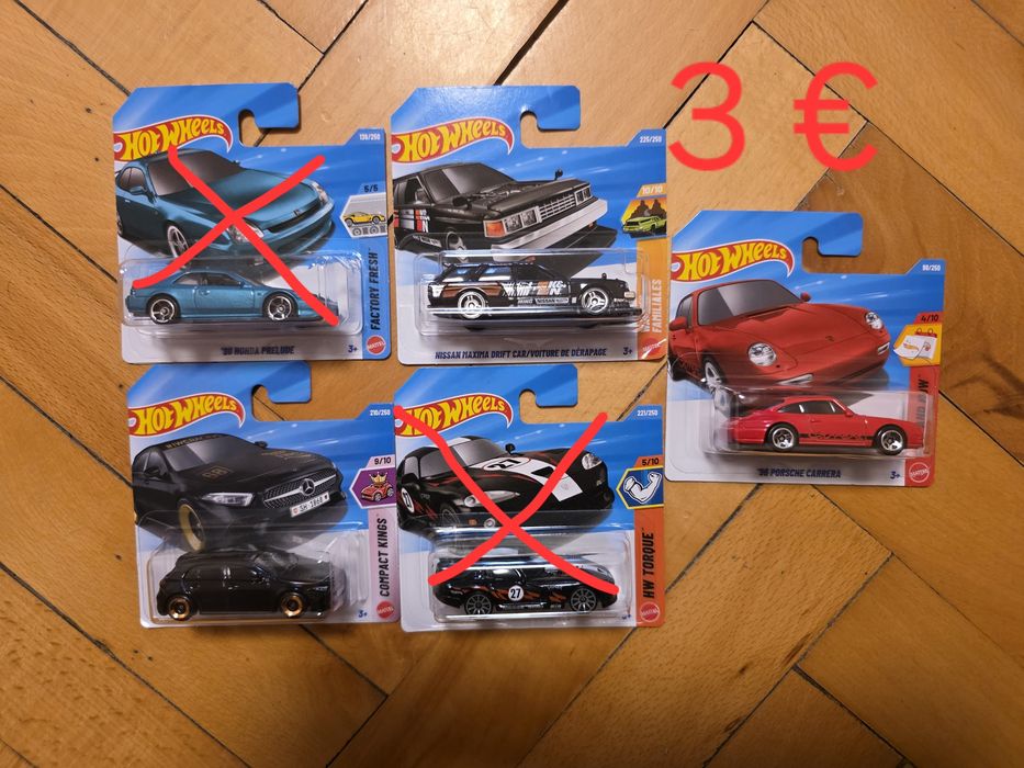 Hot Wheels -  Nissan Skyline, Maxima, BMW
