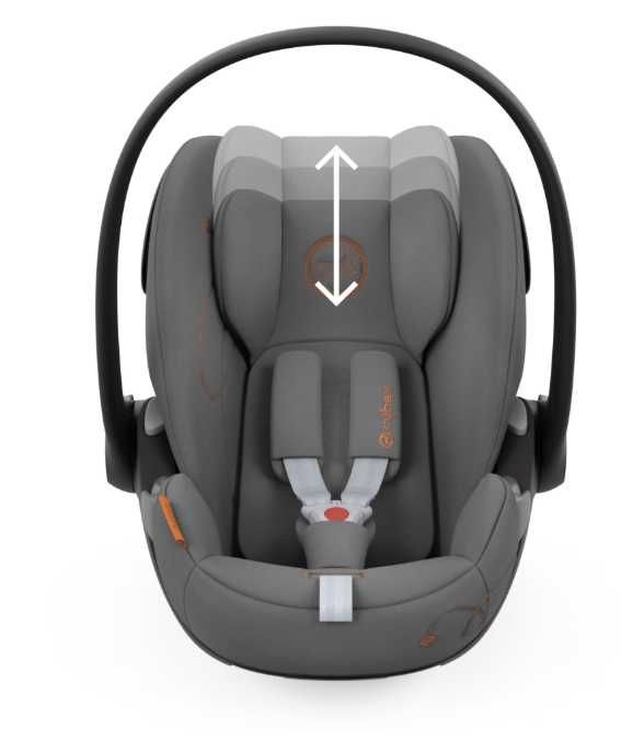 Scoica pentru bebelusi Cybex Gold Cloud G i-Size Lava Grey, gri