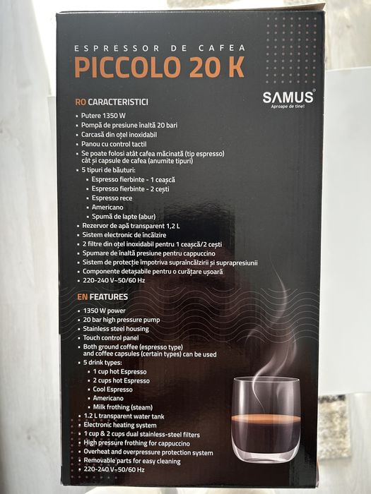 Espressor samus piccolo 20 k