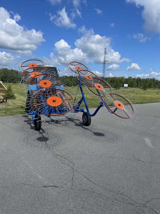 грабли прицепные 8 колесные