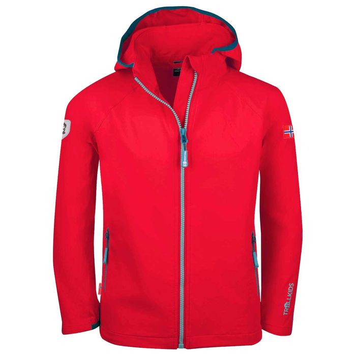 Trollkids Kid's Kvalvika Geaca - Softshell jacket - 5-6 ani (110)