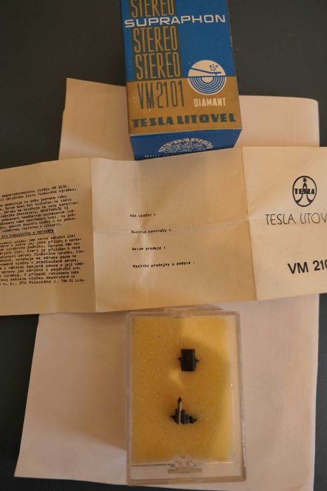 Ac Pickup Doza STEREO SUPRAPHON VM 2101 DIAMANT Tesla Litovel 15