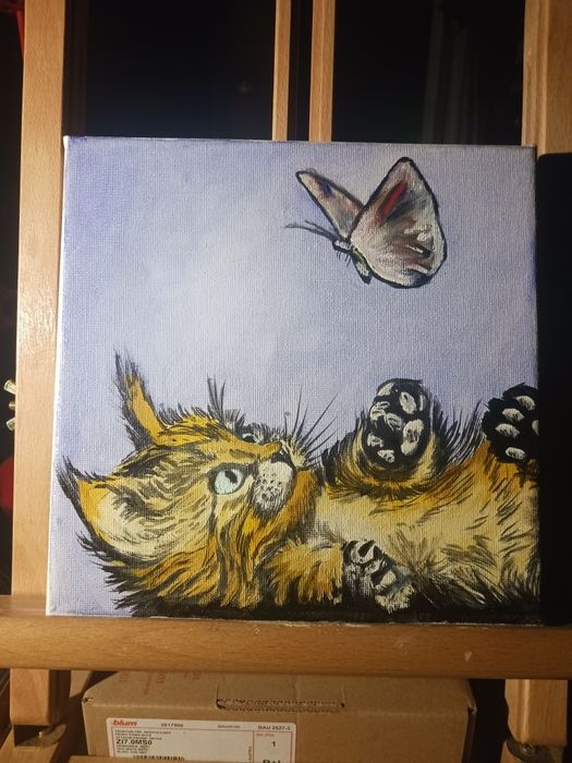 Tablou pictat în ulei pe panza