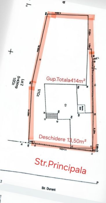Casă bătrânească + Teren Podari (Strada Principală)