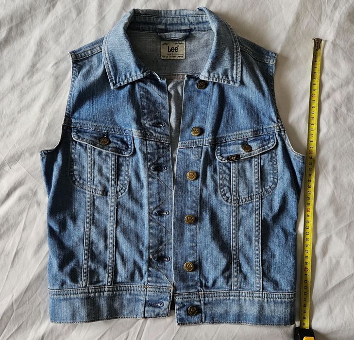Vesta superba denim LEE, marime S, stare f buna