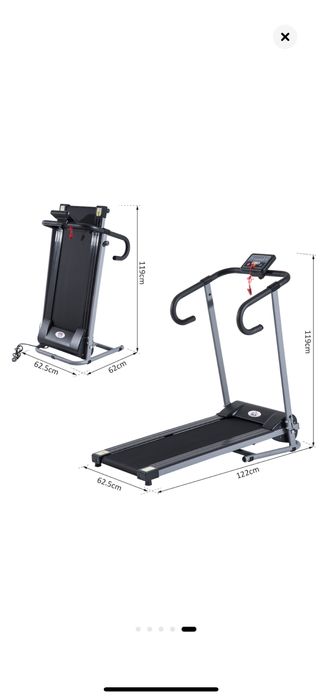 Banda alergare homcom pliabila