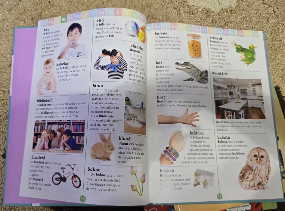 set de 7 cărți educative pentru copii