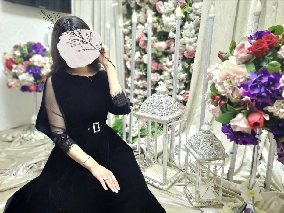 Baxmal koʻylak/ Вечернее бархатное платье