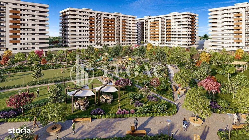 Apartament 2 camere, tip 1A, 1B, 8A, 8B - Copou Garden Residence