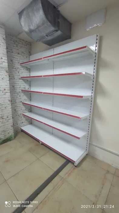 Стеллажи пристенные, островные, овощные, хлебные стеллажи для магазина