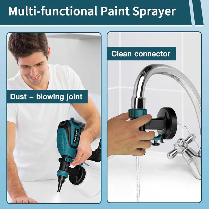 Pistol electric vopsit, 4 Duze, 700W si 1200ML, REDUS de la 350RON