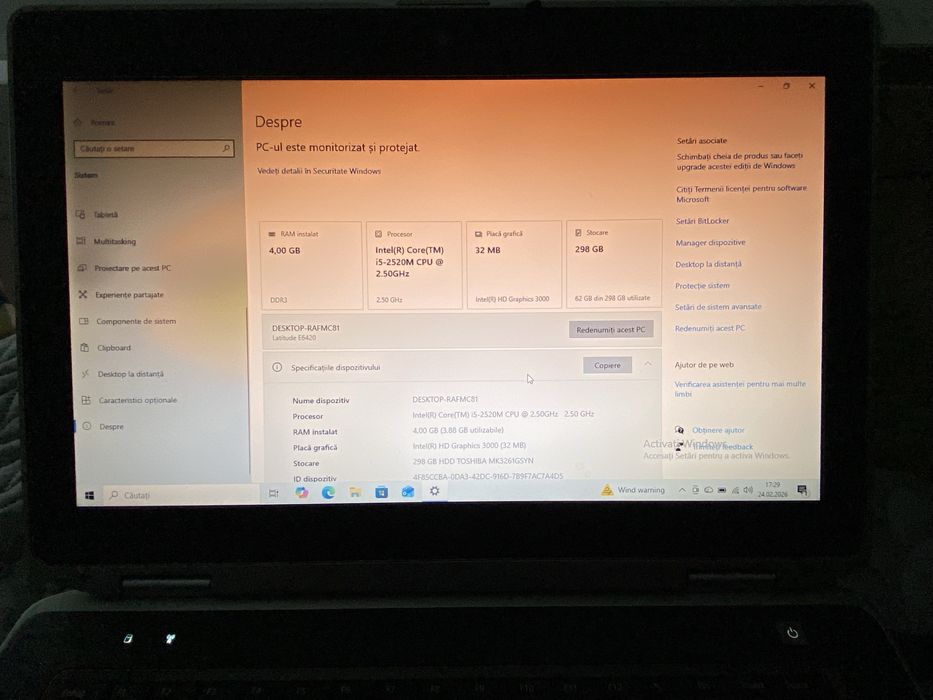 Laptop Dell windows 10