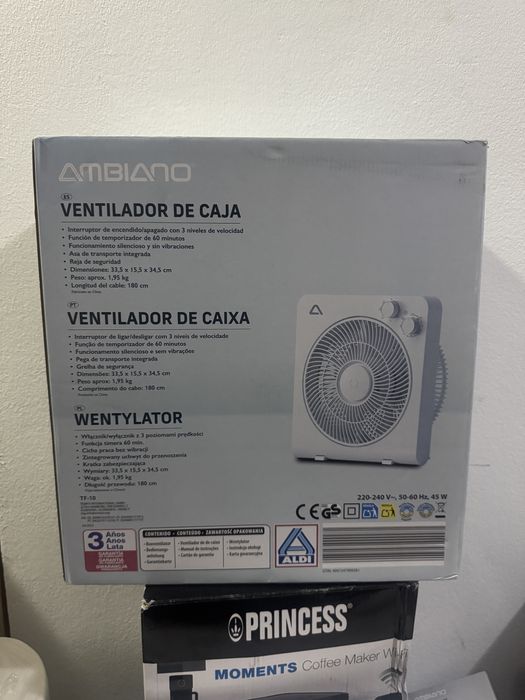 Ventilator ………..
