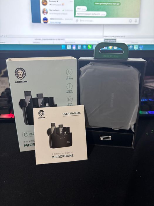 Mikrofon Green Lion 2in1 usb-c
