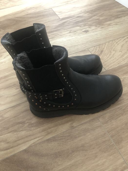 Кожаные челси