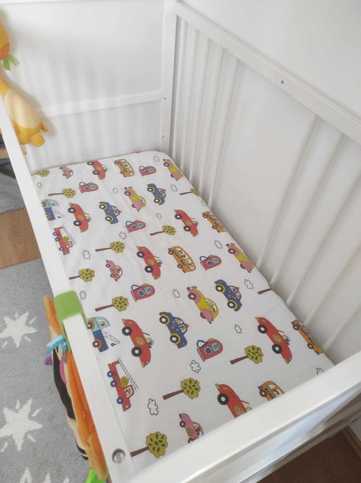 Patut bebe cu saltea 120x60 cm