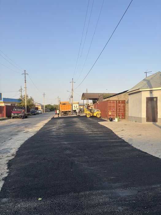 Укладка асфальта  Асфальтирование