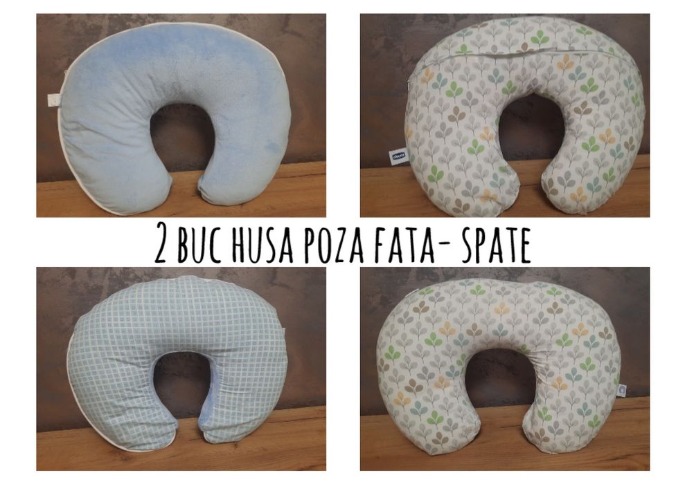 Pernă pentru alăptare bebelus 4 in 1 Chicco Boppy +4 huse