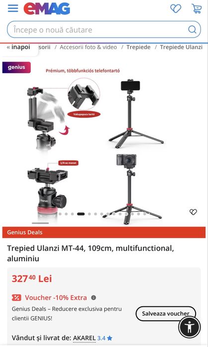Trepied, selfie stick camera foto, actiune, smartphone