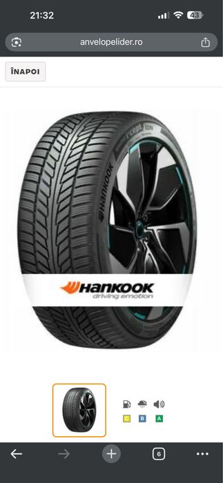 Hankook ION I*CEPT SUV IW01A 235/55 R20 105V XL  MFS  3PMSF  Sound absorber EV