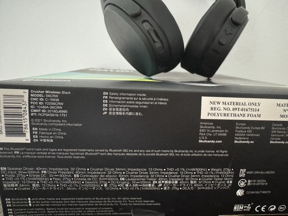 Casti Skullcandy Crusher Wireless