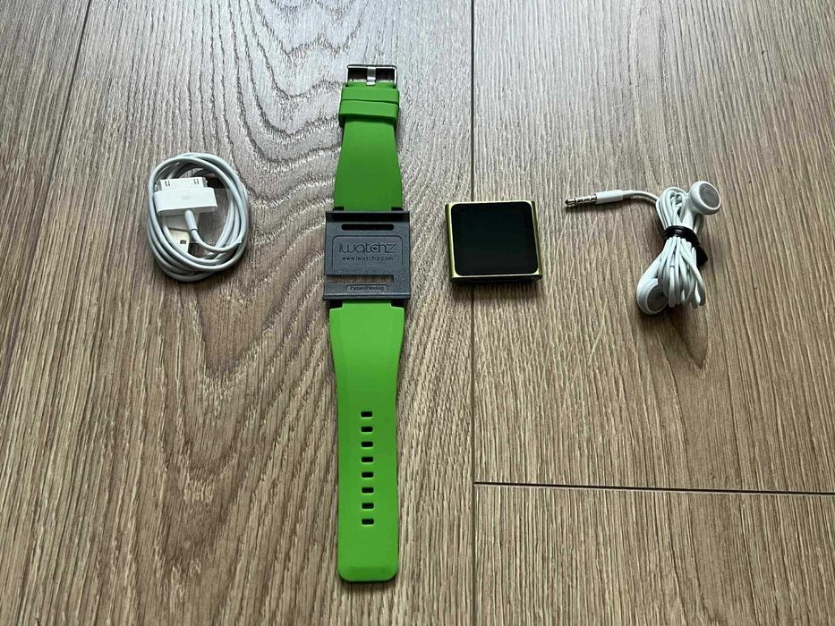 Ipod Nano 6th gen 8GB IWATCH+curea ceas+cablu date/incarcare+casti