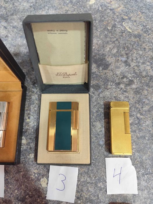 Оригинални запалки Дюпонт, Картие, Дънхил