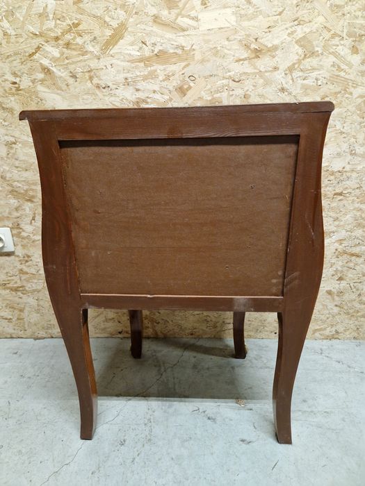 Бароково шкафче с интарзия комод френско производство