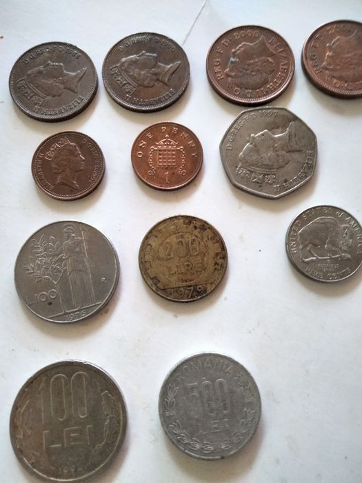 Monede lire italiene,pence