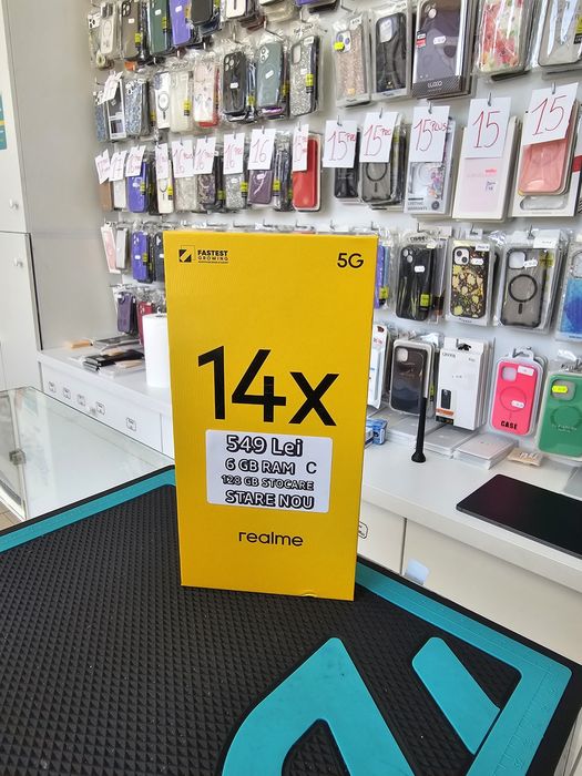 Realme 14X, 6/128 GB, Sigilat, Garanție