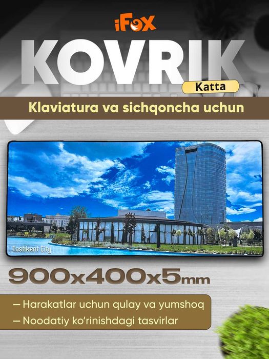 Коврик Nillmax 90x40sm  tikilgan yonlar sirg'anmas kauchuk ostki qism.