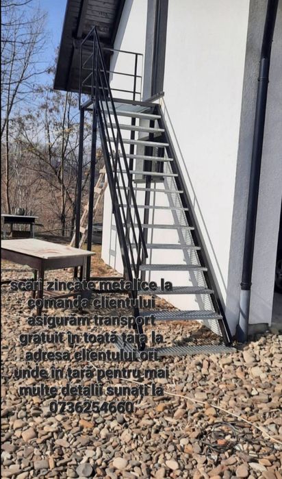 Scara metalice zincate