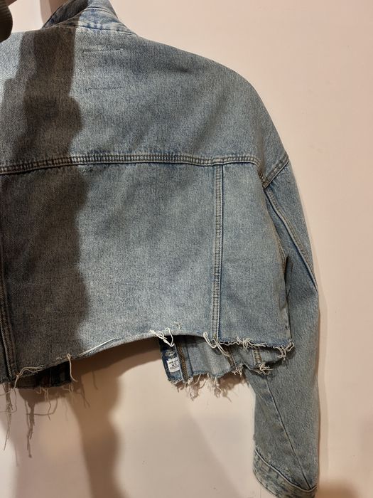 Късо дънково яке Zara