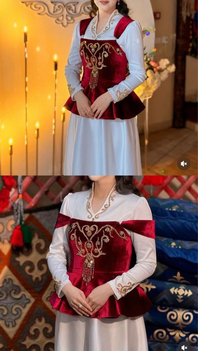 Қазақи көйлек корсетімен